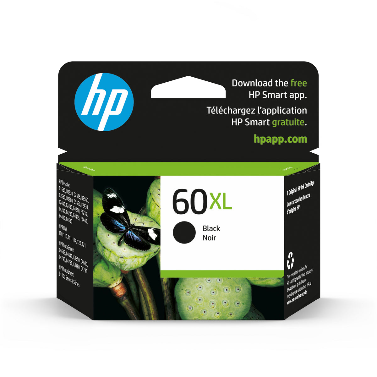 HP 60XL Black High Yield Original Ink Cartridge
