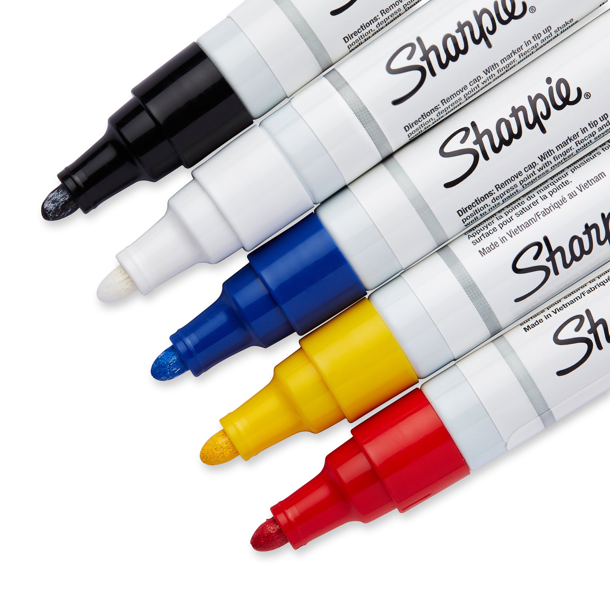 Sharpie Oil-Based Coloured Paint Markers - Fine Point - 5 Pack