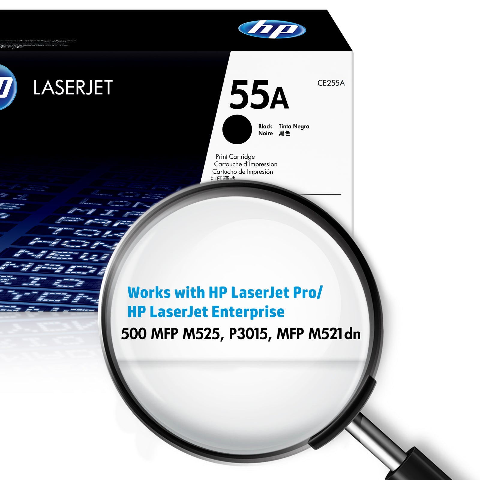 HP CE255A Black Original LaserJet Toner Cartridge
