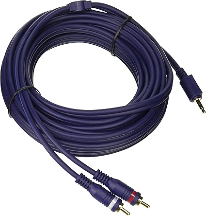 C2G 40616 25' Stereo Male to Two RCA Male Cable