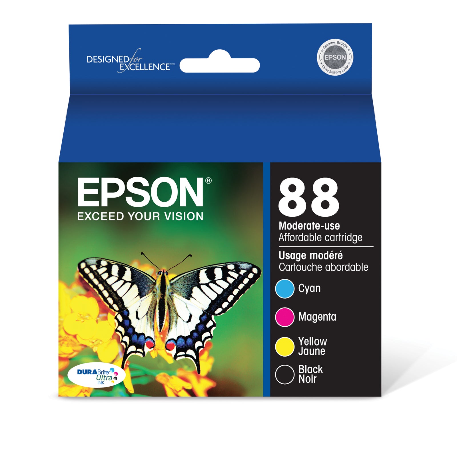 Epson T88 CMYK Ink Cartridge Combo Pack