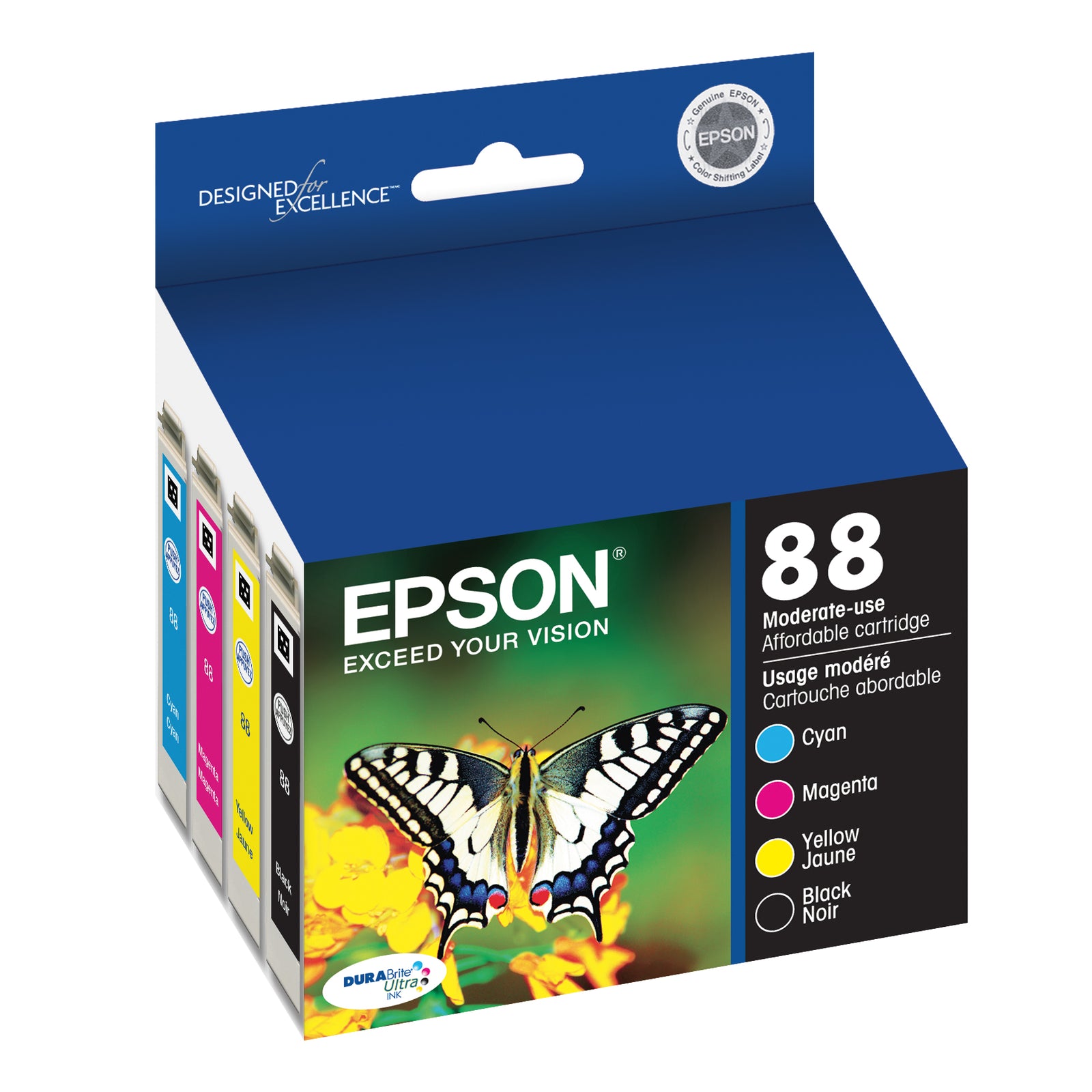 Epson T88 CMYK Ink Cartridge Combo Pack