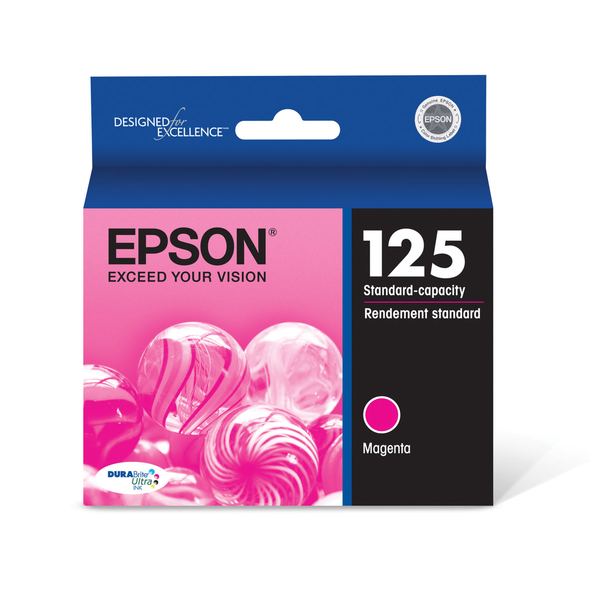 Epson T125 Standard Capacity Ink Cartridge Magenta