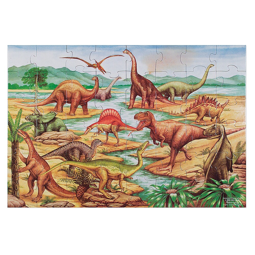 Melissa & Doug Dinosaurs 48 Pieces Jumbo Floor Puzzle