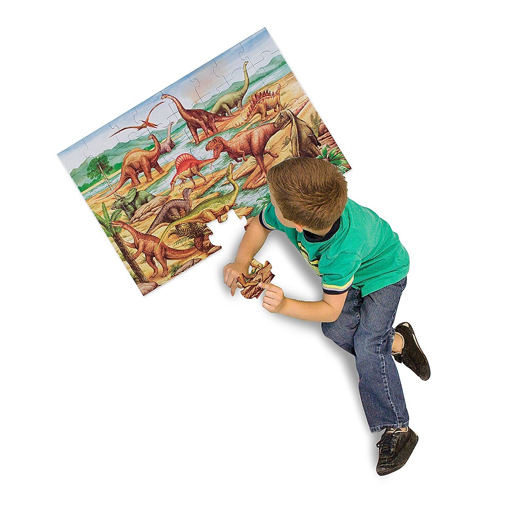 Melissa &amp; Doug Dinosaurs 48 Pieces Jumbo Floor Puzzle