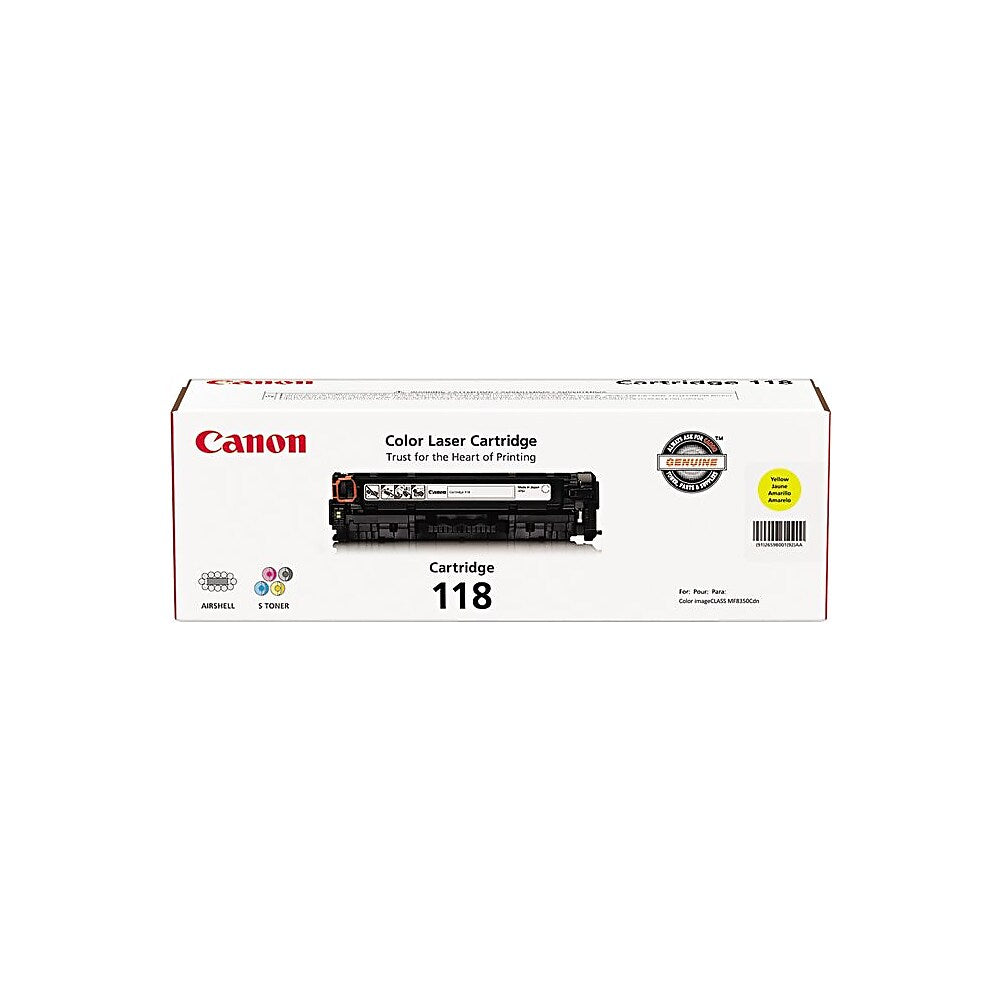 Canon 118 High-Yield Toner Cartridge Yellow