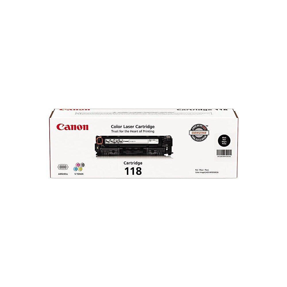 Canon 118 2662B001 Black Toner Cartridge