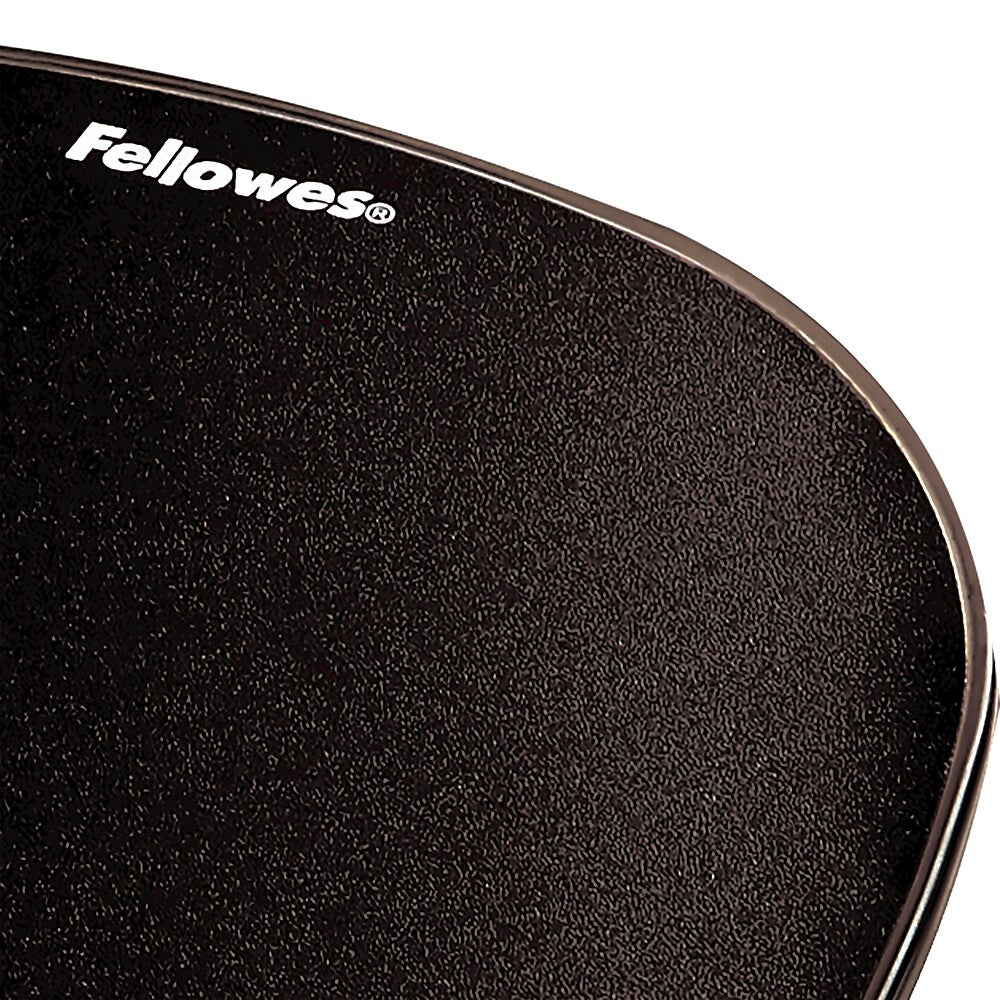 Fellowes Crystals Gel Mouse Pad Wrist Rest Black