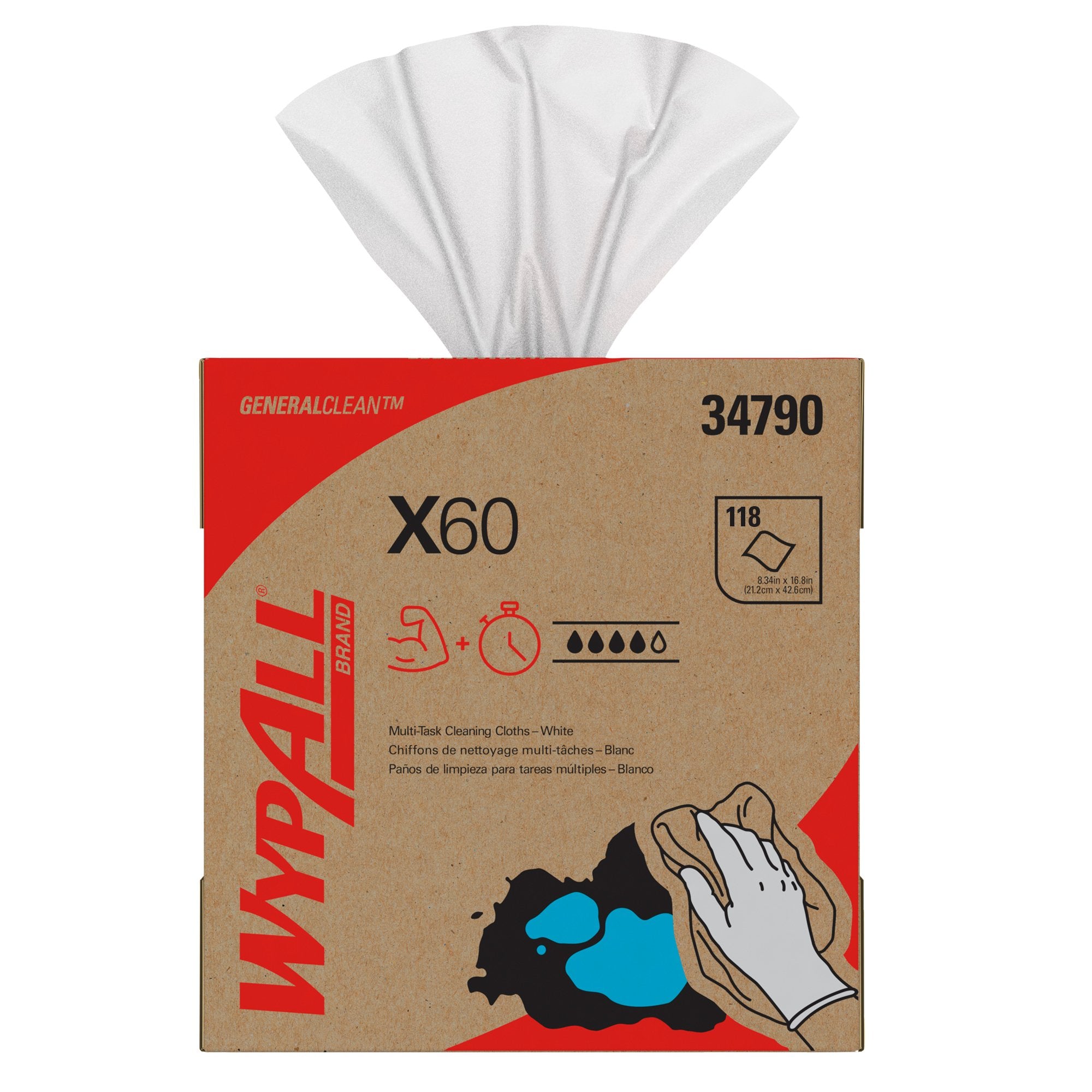 WypAll GeneralClean X60 Multi-Task Cleaning Cloths