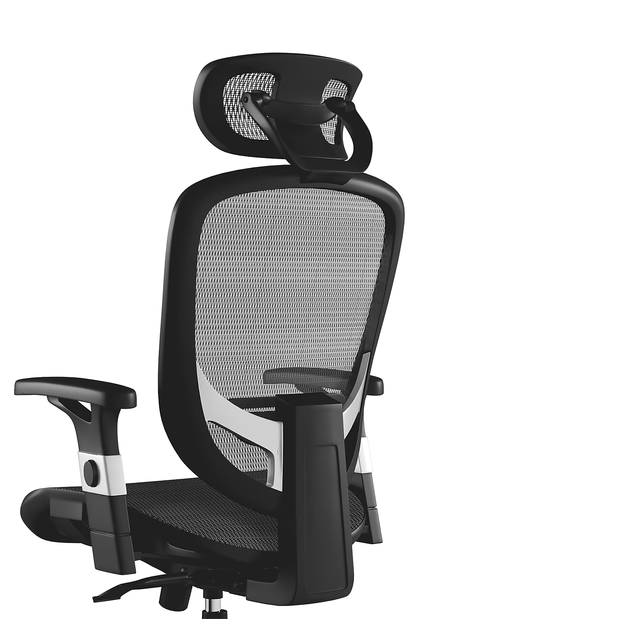 Union and Scale FlexFit Hyken Mesh Task Chair with Adjustable Arms Black