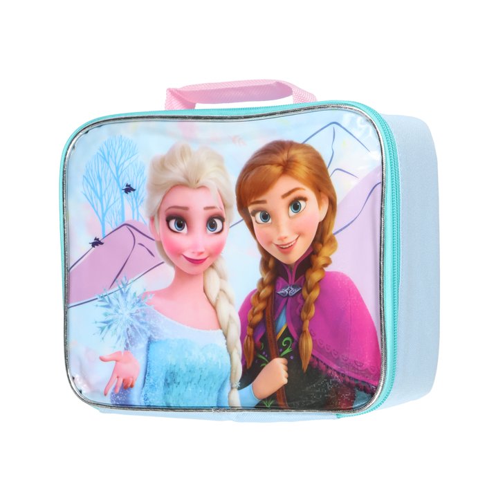 Bioworld Disney Frozen Anna and Elsa Lunch Bag Aqua