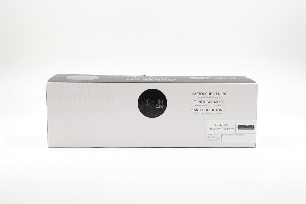 Premium Tone HP CF401X Compatible High Yield Toner Cartridge Cyan