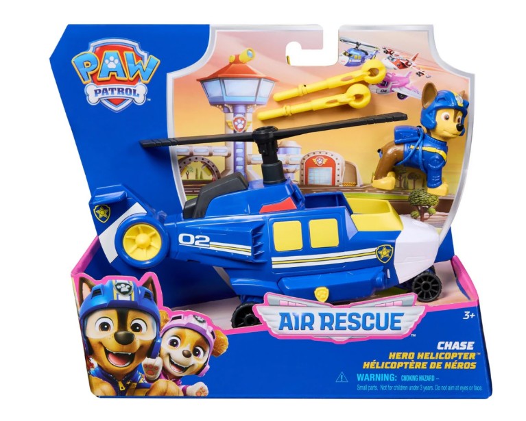 Paw Patrol Air Rescue CHASE With Hero Helicopter Play Set