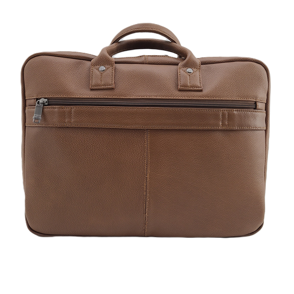 Samsonite Classic Toploader 15.6" Leather Briefcase Cognac