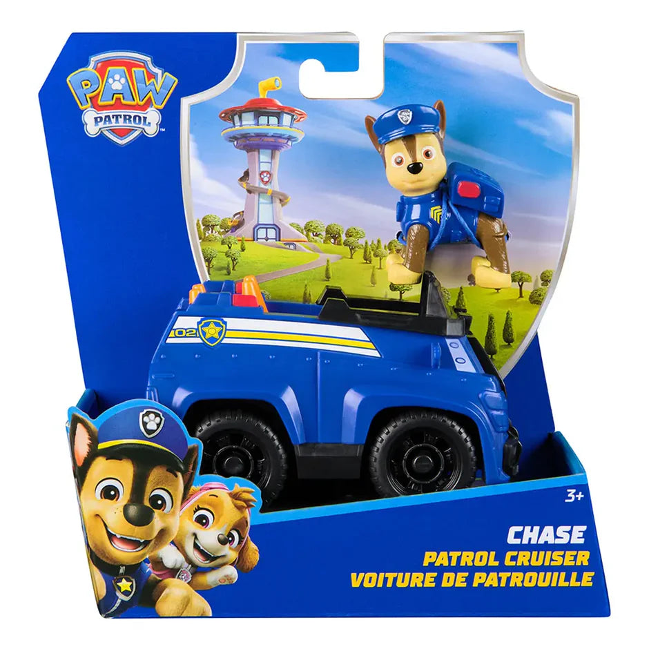 Paw Patrol CHASE With Patrol Cruiser Play Set