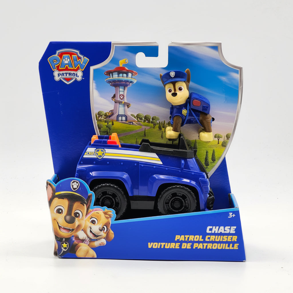 Paw Patrol CHASE With Patrol Cruiser Play Set
