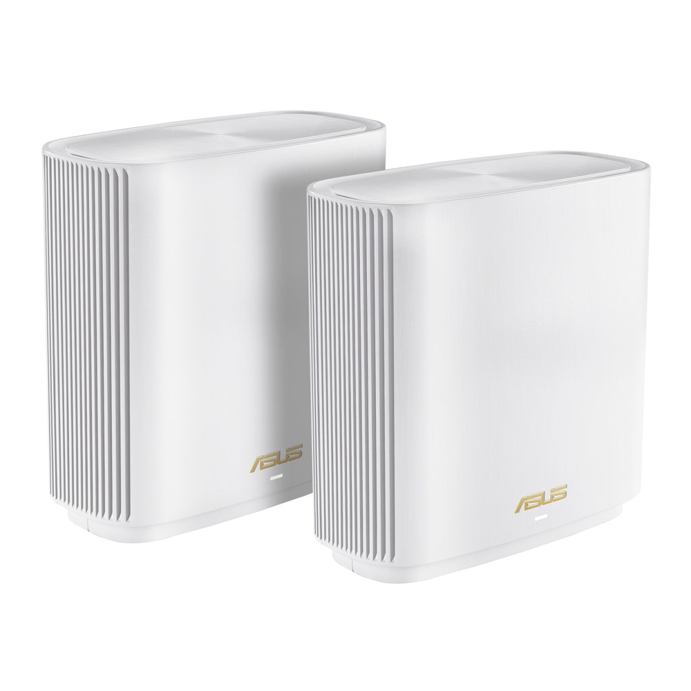 ASUS ZenWiFi XT9 AX7800 Tri-Band Wi-Fi 6 Mesh System 2 Pack White