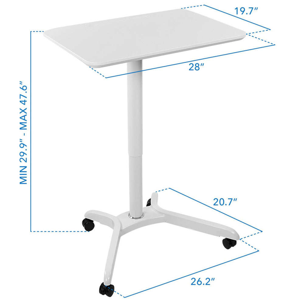 Uplite Mobile Standing Desk with Locked Casters