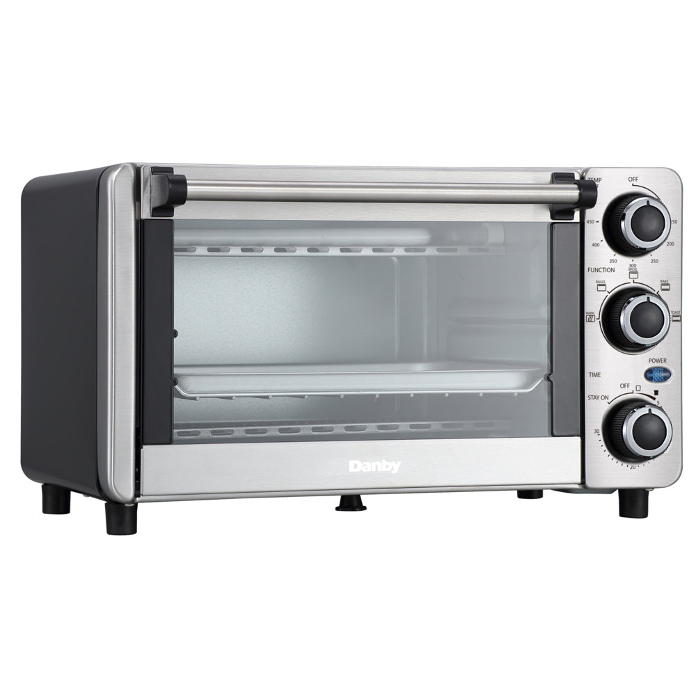 Danby 4-Slice Toaster Oven Stainless Steel