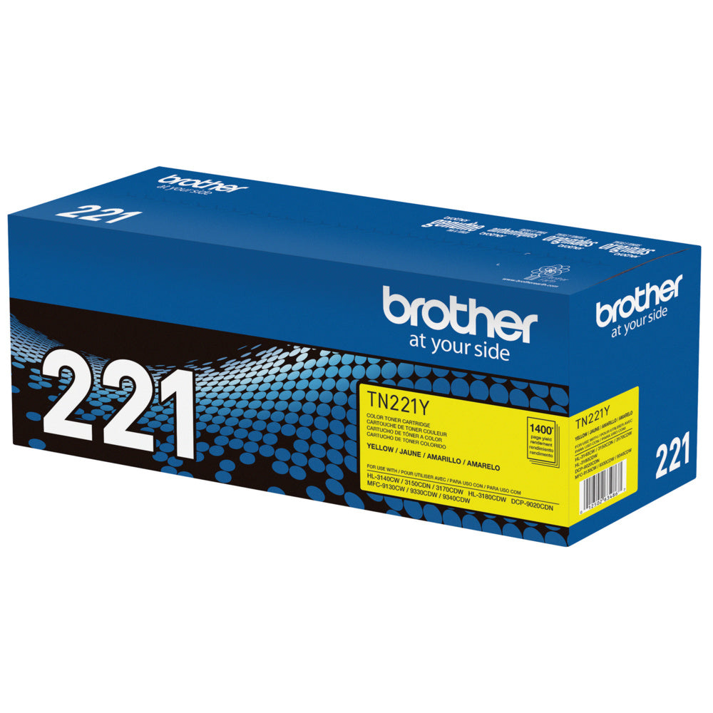 Brother TN221Y Yellow Toner Cartridge