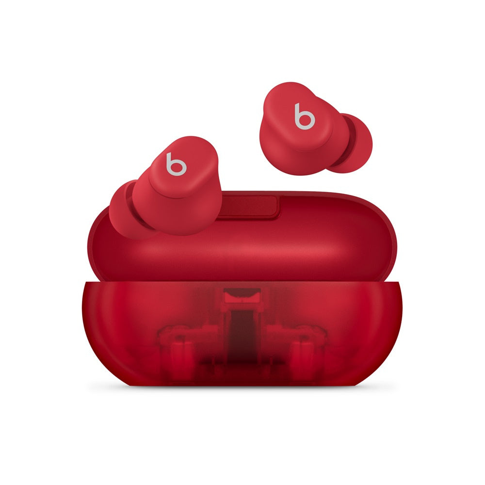Beats Solo Buds MUW03LL/A Earbuds Transparent Red