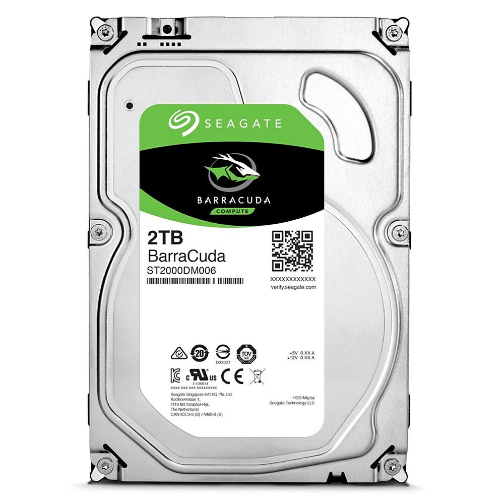 Seagate BarraCuda 2TB Desktop Internal HDD