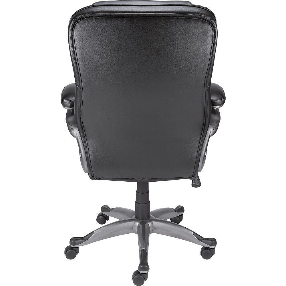 Osgood Bonded Leather High Back Manager's Chair Black