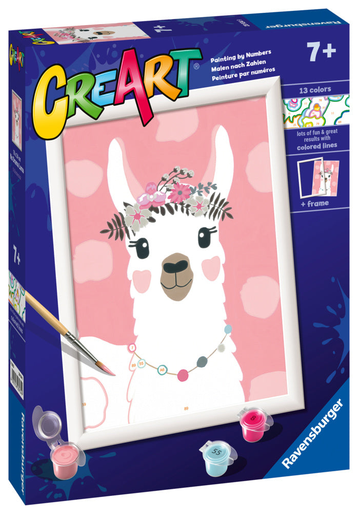 Ravensburger CreArt No Drama Llama Painting by Numbers