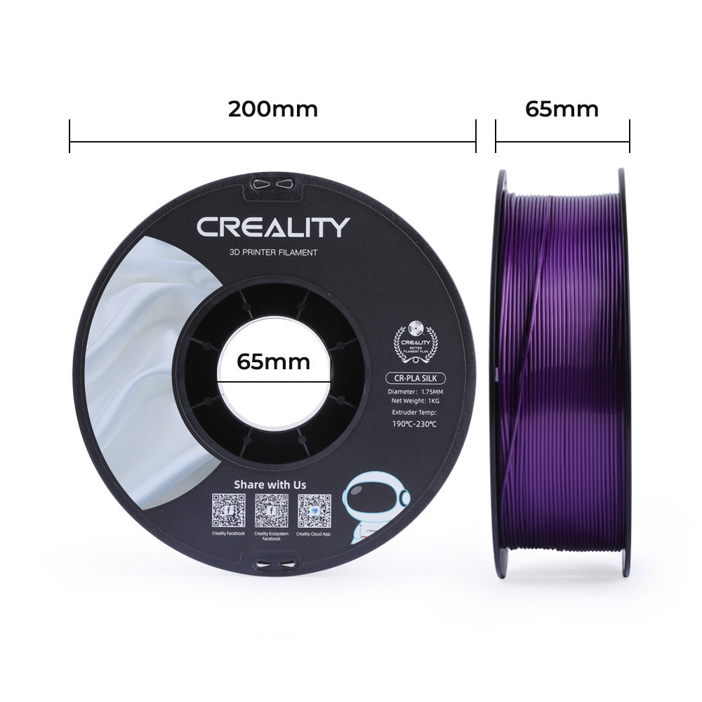 Creality CR-PLA 3D Printer Filament Purple Silk