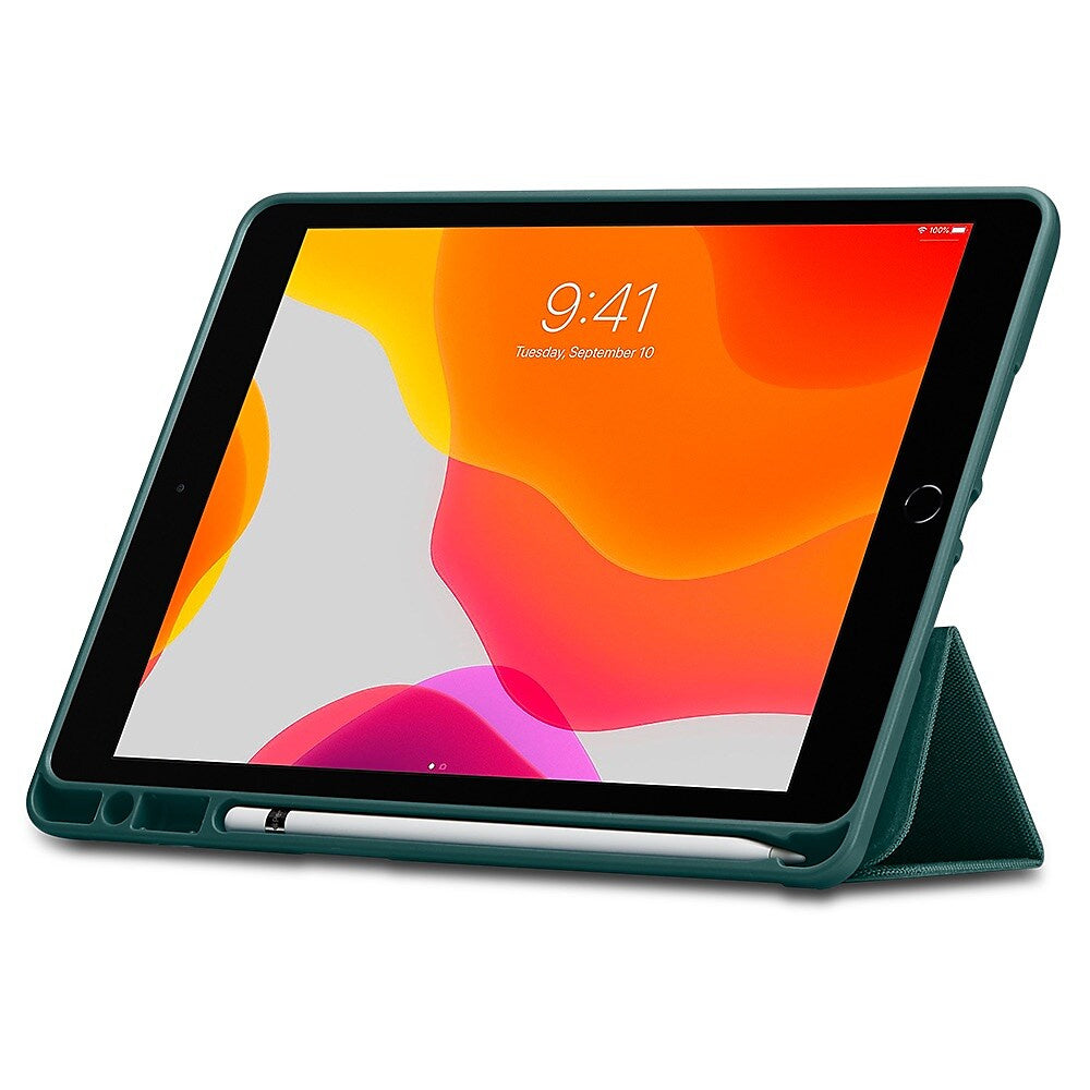 Spigen Urban Fit Folio Case for 10.2" iPad Midnight Green