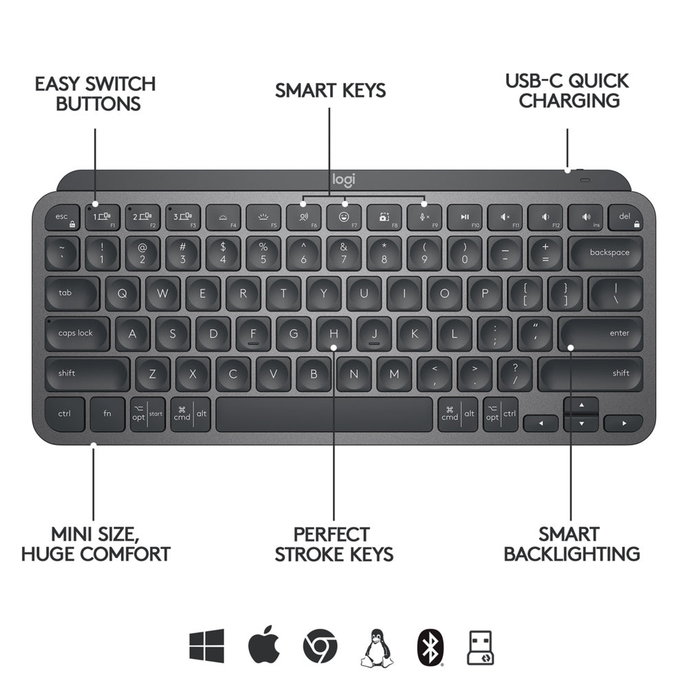 Logitech MX Keys Mini Business Wireless Keyboard