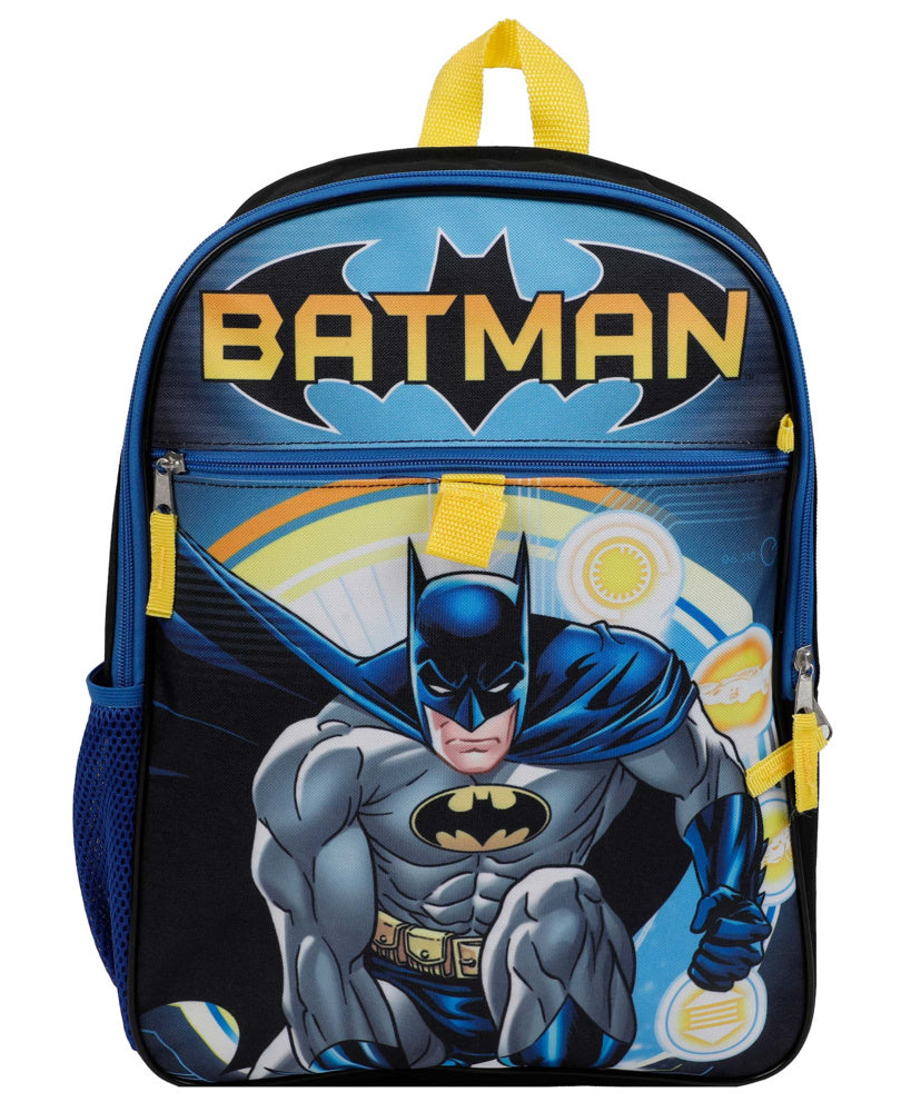 Bioworld Batman 5-Piece Youth Backpack Set