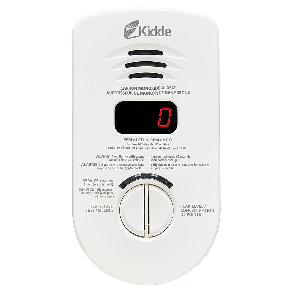 Kidde 120V AC Worry-Free Plug-in Carbon Monoxide Alarm