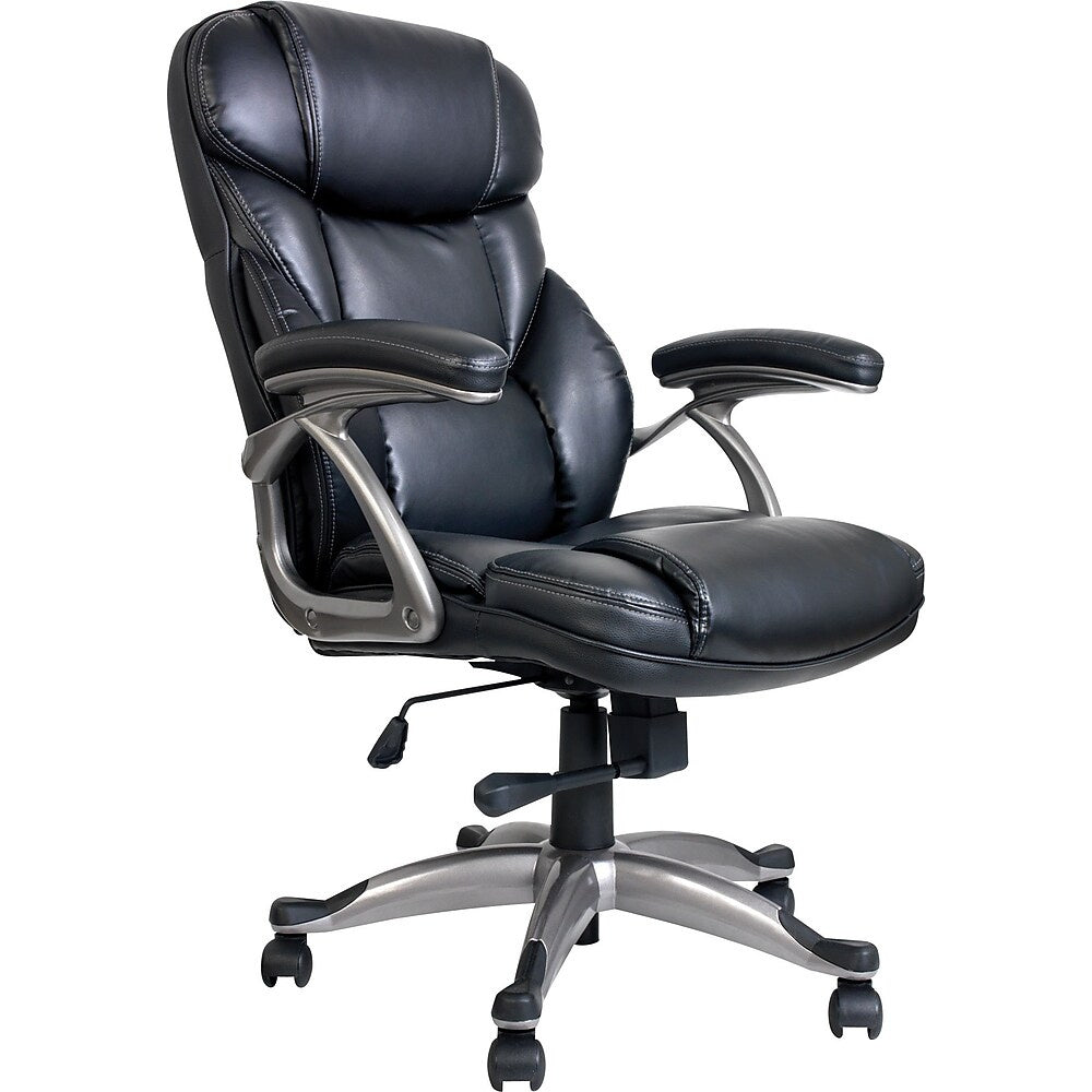 Osgood Bonded Leather High Back Manager's Chair Black