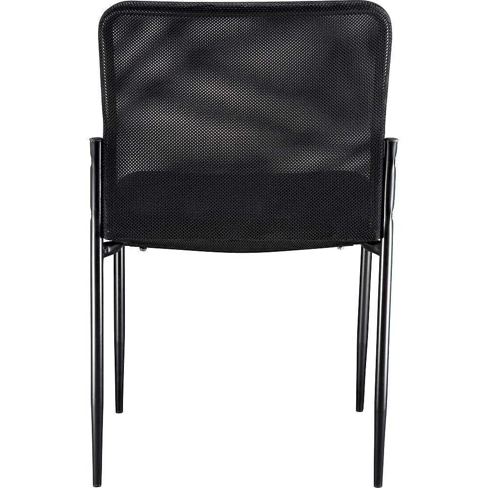 Roaken Mesh Guest Chair with Arms Black