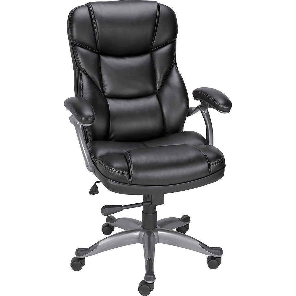 Osgood Bonded Leather High Back Manager's Chair Black