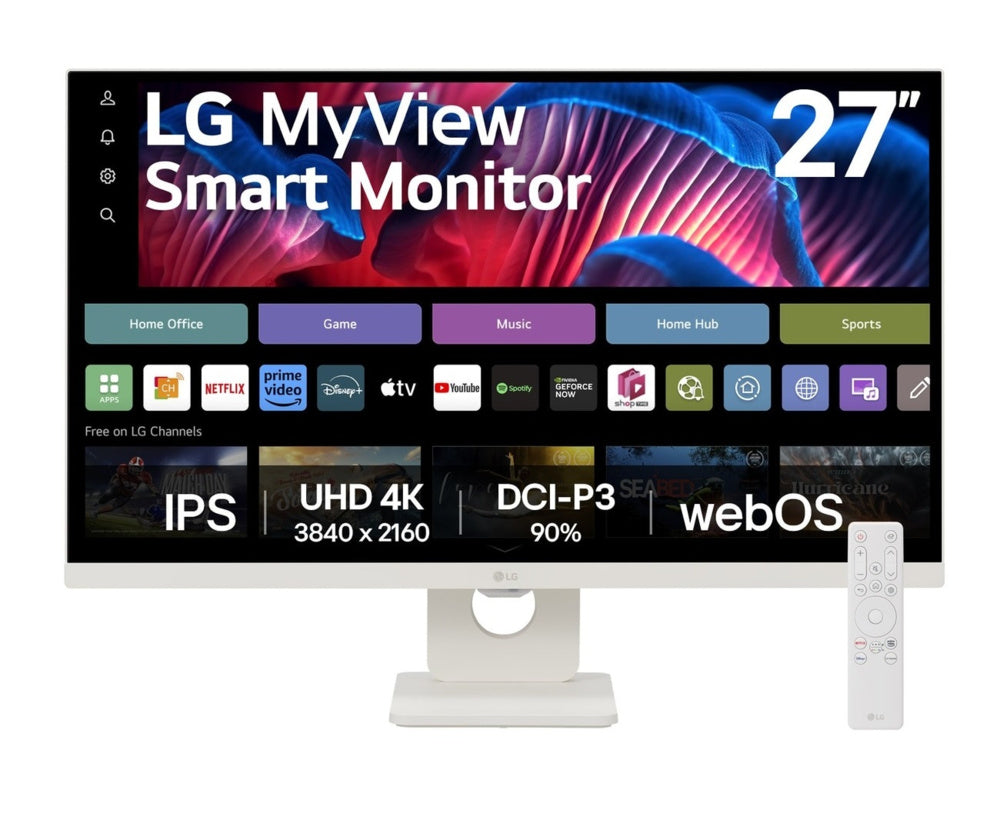 LG 27SR73U-W 27" Ultra HD Smart Monitor