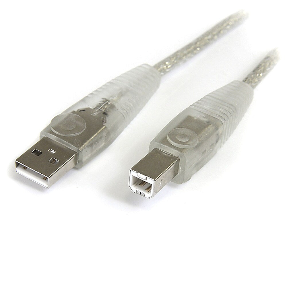 StarTech Transparent 15 FT USB 2.0 Cable A To B