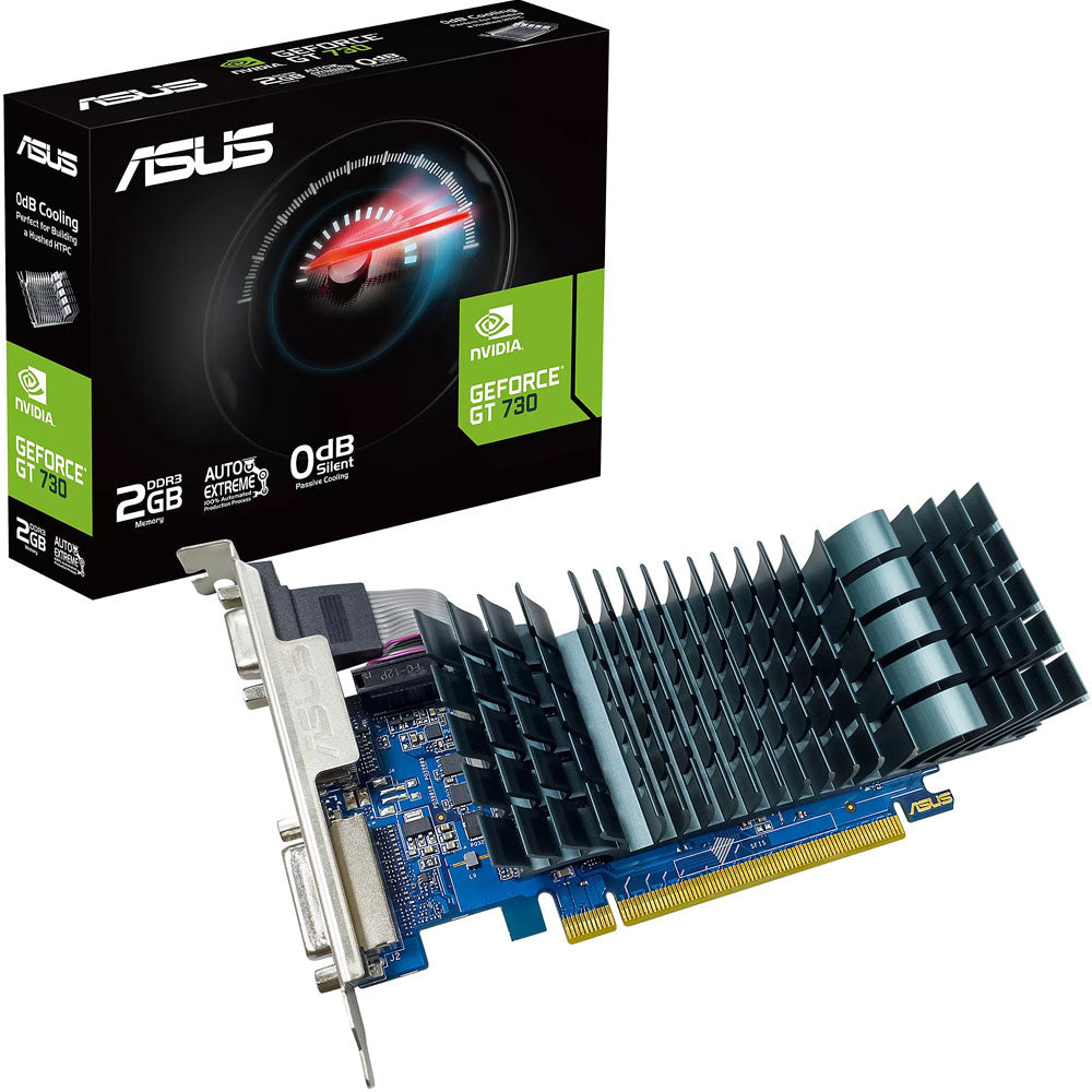 ASUS GeForce GT 730 EVO 2 GB GDDR3 Low Profile Graphics Card