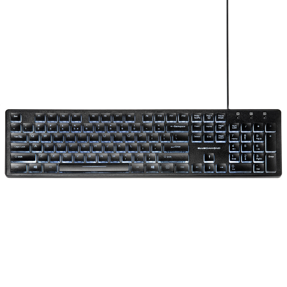 BlueDiamond Connect Backlit Low Profile Canadian French Keyboard