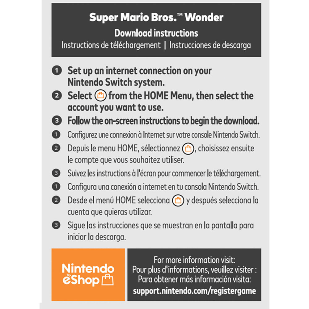Nintendo Switch OLED Mario Bros Wonder Bundle Console