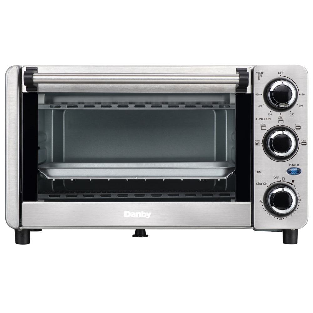 Danby 4-Slice Toaster Oven Stainless Steel