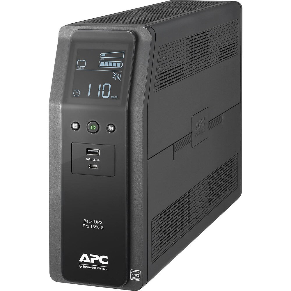 APC Back-UPS Pro 1350VA BR1350MS1UNC Battery Backup