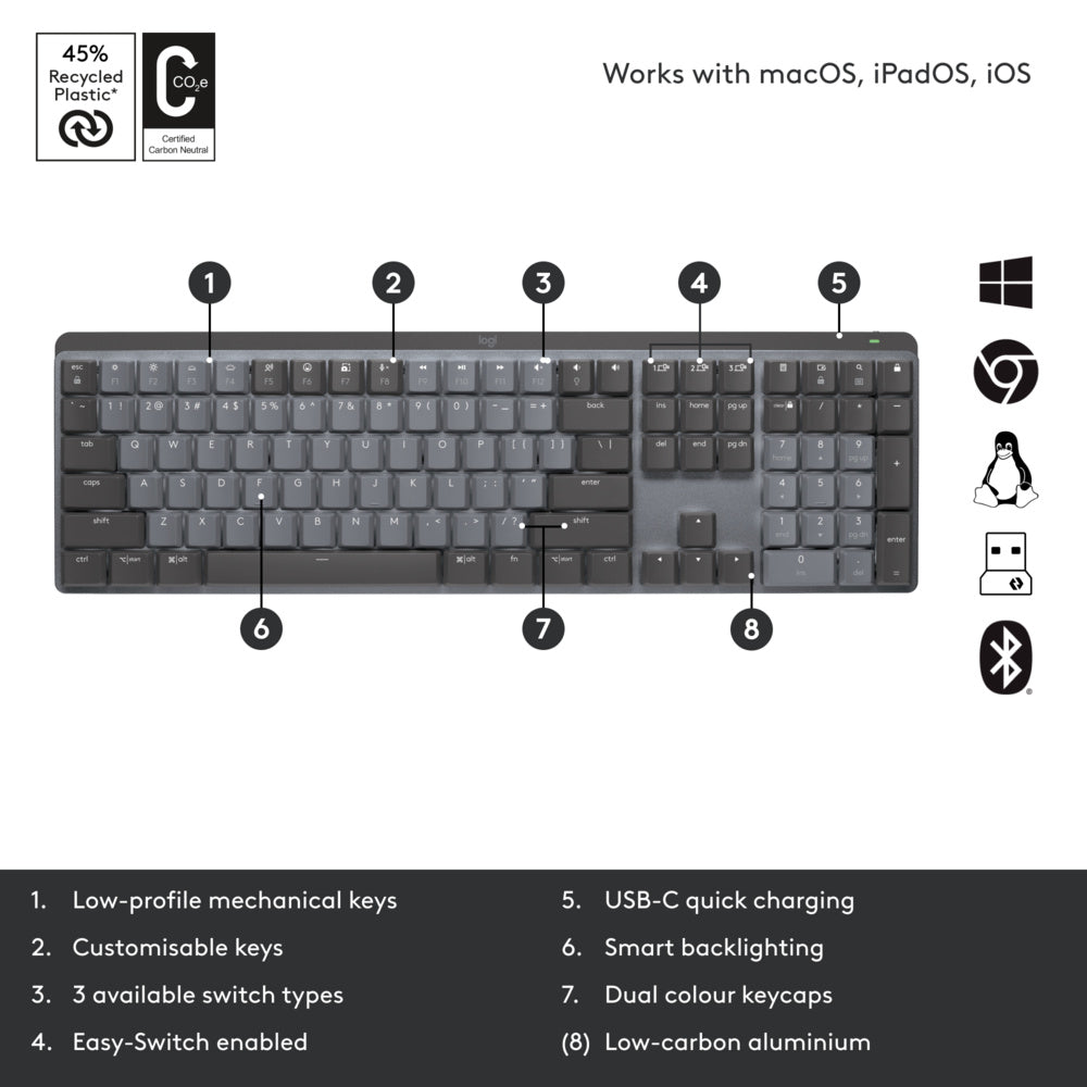 Logitech MX 920-010547 Mechanical Keyboard