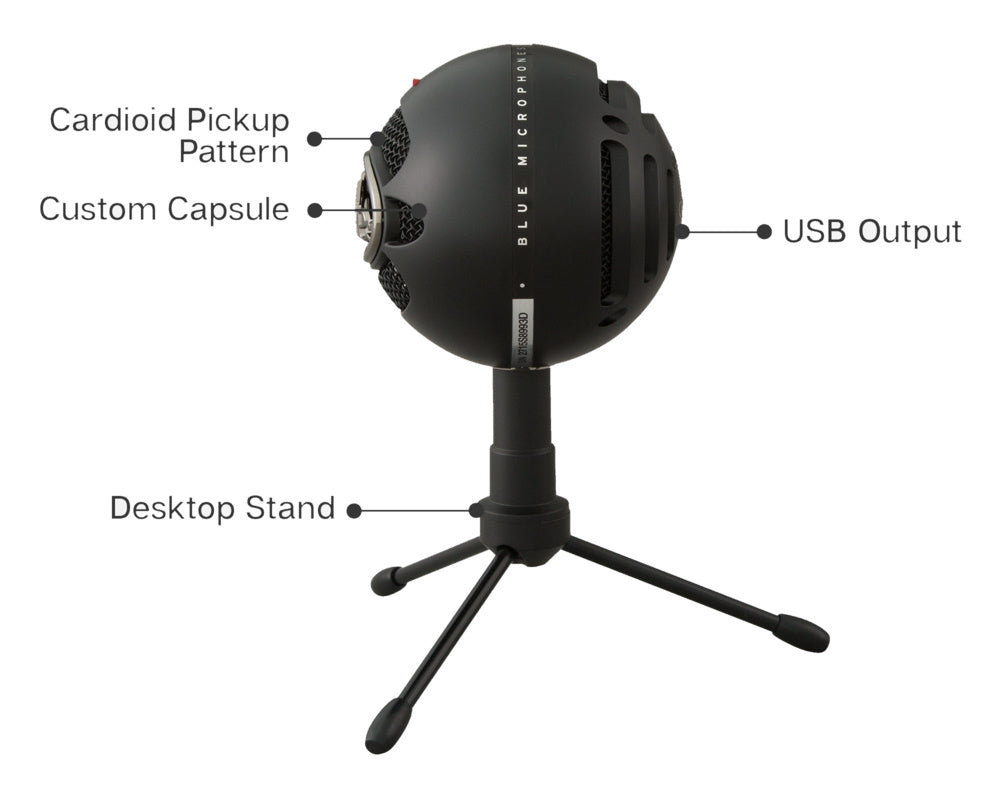 Blue Snowball iCE Condenser Microphone Black