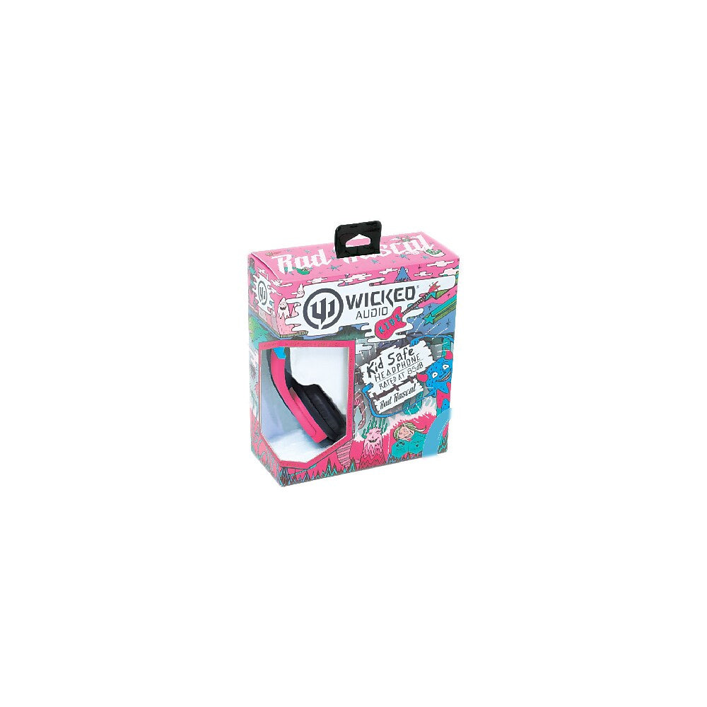 Wicked Audio Rad Rascal WI312 Kids Headphones Bubble Gum