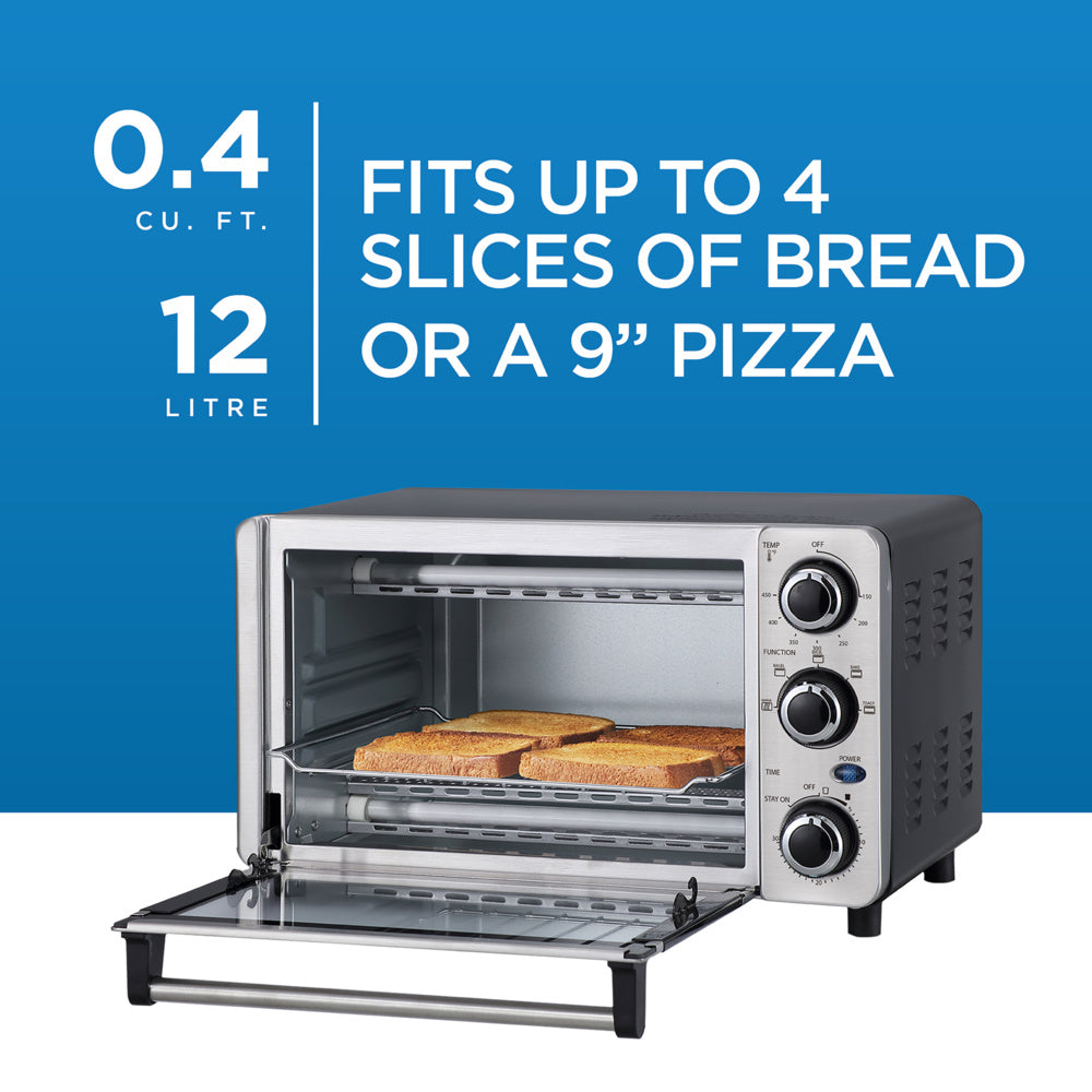 Danby 4-Slice Toaster Oven Stainless Steel
