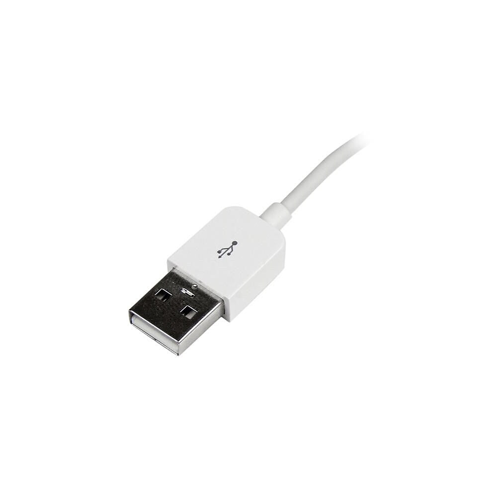 StarTech 10ft Apple 8-pin Lightning Connector to USB Cable White