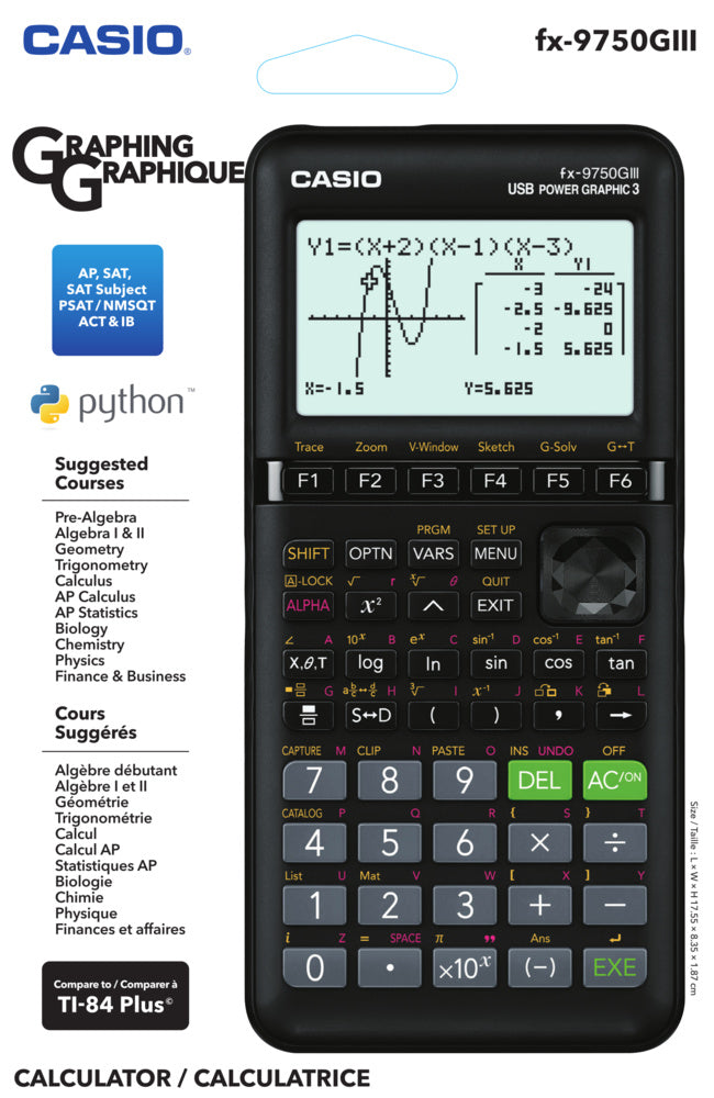 CASIO fx-9750GIII Graphing Calculator