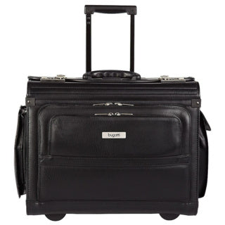 Bugatti Docket Business Case 17&quot; on Wheels Black